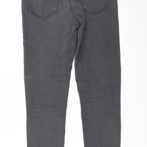 YESYES Womens Black  Denim Skinny Jeans Size 8 L28 in