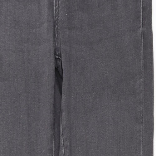 YESYES Womens Black  Denim Skinny Jeans Size 8 L28 in