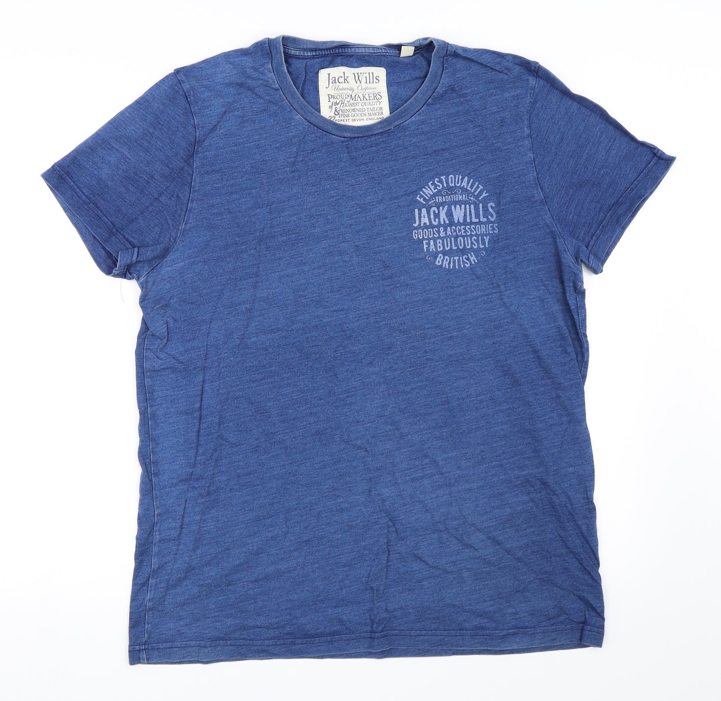 Jack Wills Mens Blue    T-Shirt Size 2XL