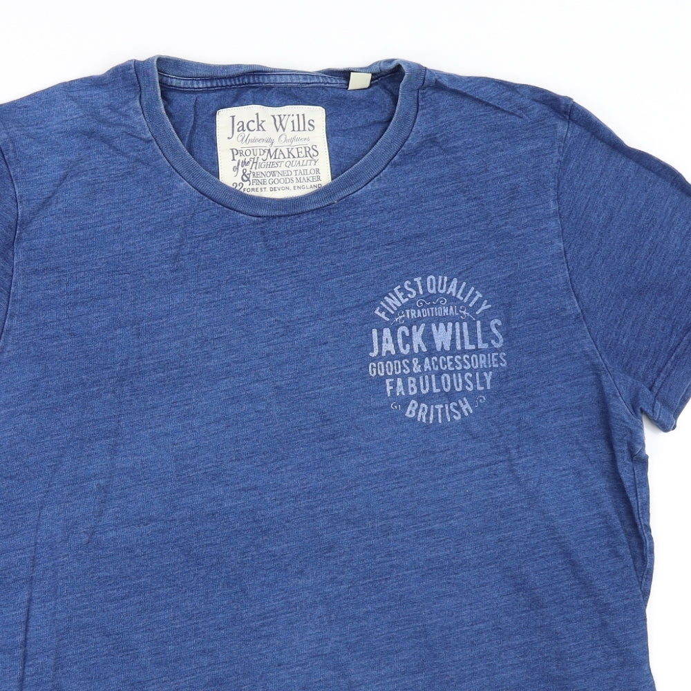 Jack Wills Mens Blue    T-Shirt Size 2XL