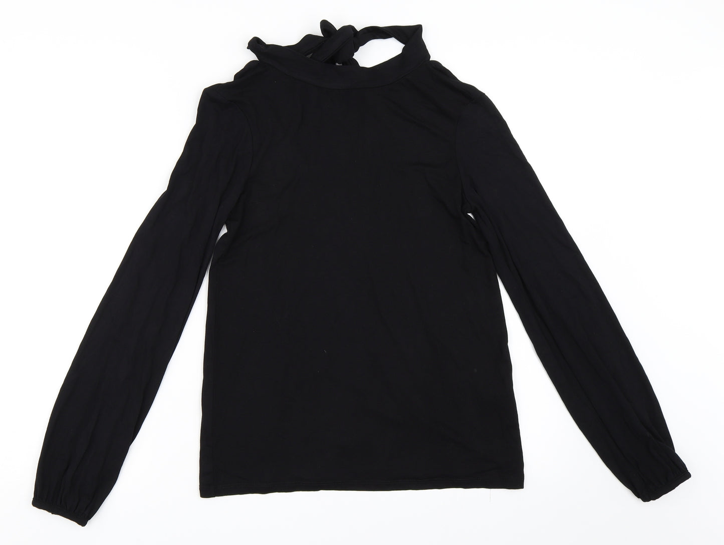 Warehouse Womens Black   Basic T-Shirt Size 8