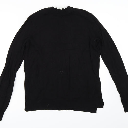 H&M Womens Black   Pullover Jumper Size S