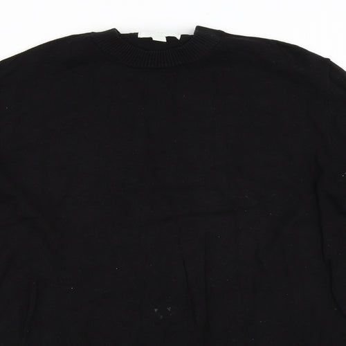 H&M Womens Black   Pullover Jumper Size S