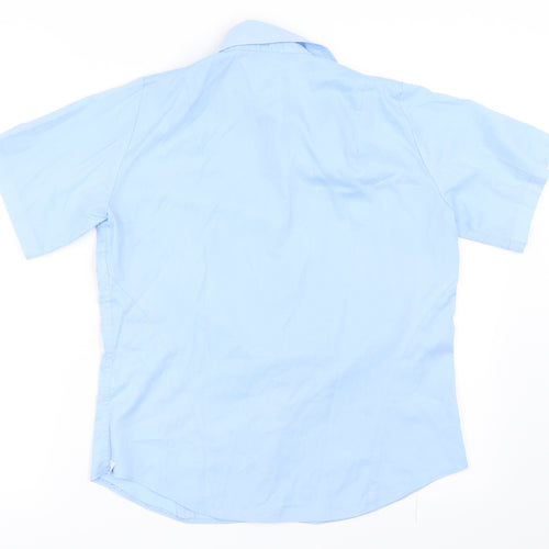 Vortex Womens Blue   Basic Button-Up Size 10