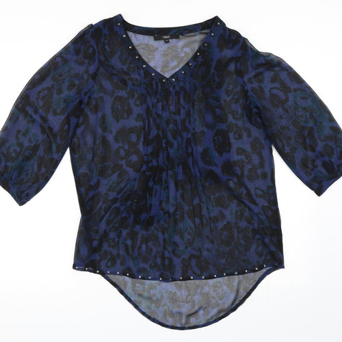 NEXT Womens Blue   Basic Blouse Size 10