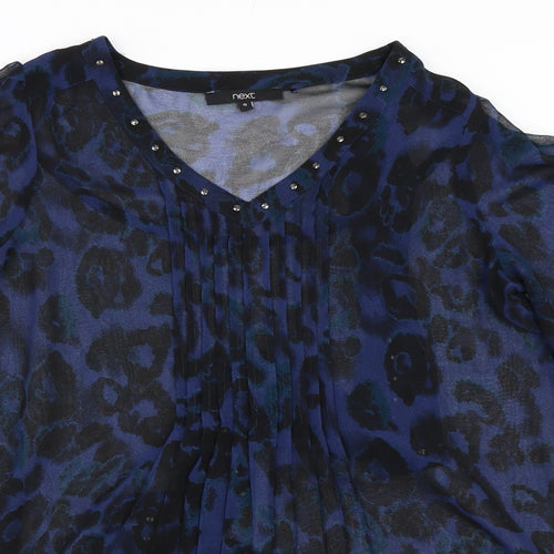 NEXT Womens Blue   Basic Blouse Size 10