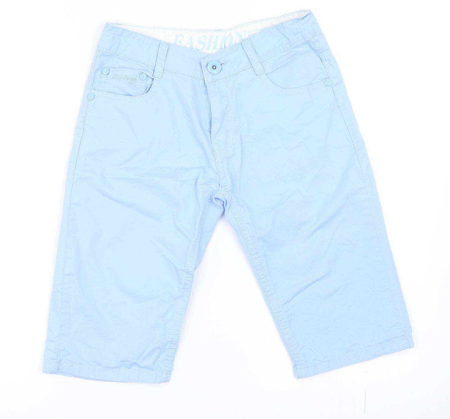 Preworn Boys Blue   Chino Shorts Size 14 Years