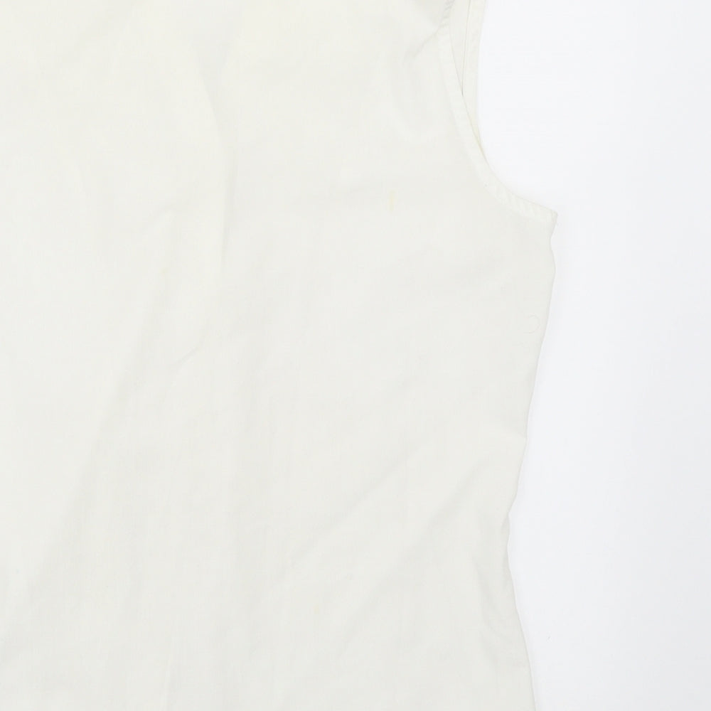 TU Womens White   Basic Blouse Size 10
