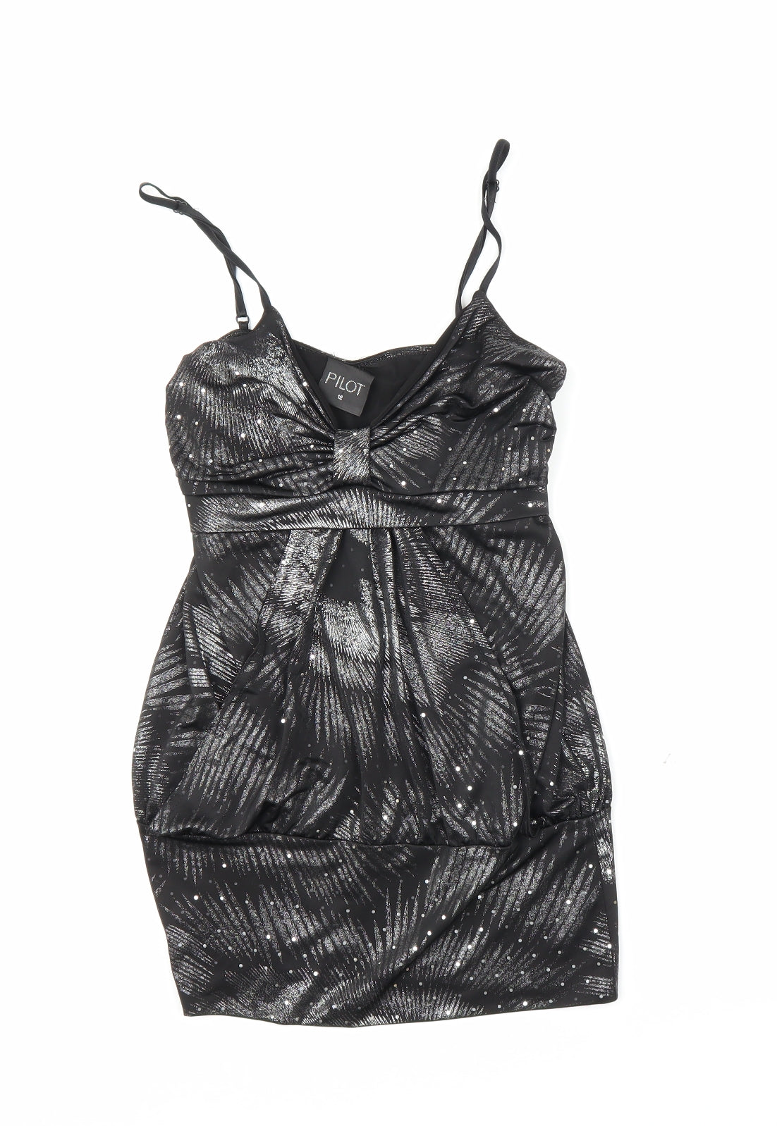 Pilot Womens Black Floral  Camisole Blouse Size 12