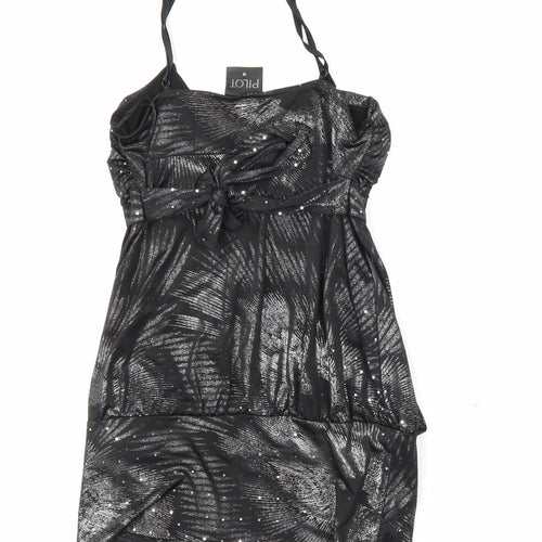Pilot Womens Black Floral  Camisole Blouse Size 12