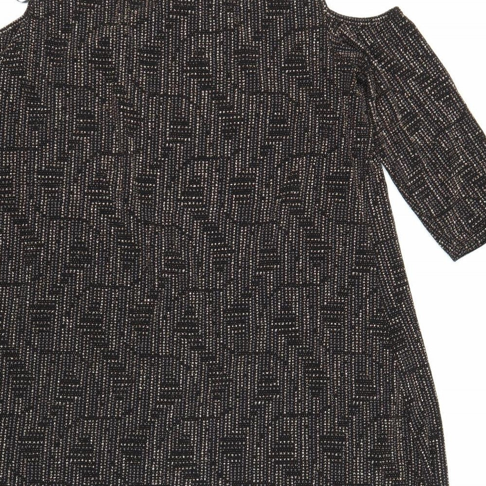 F&F Womens Black   Shift  Size 22  - Glittery