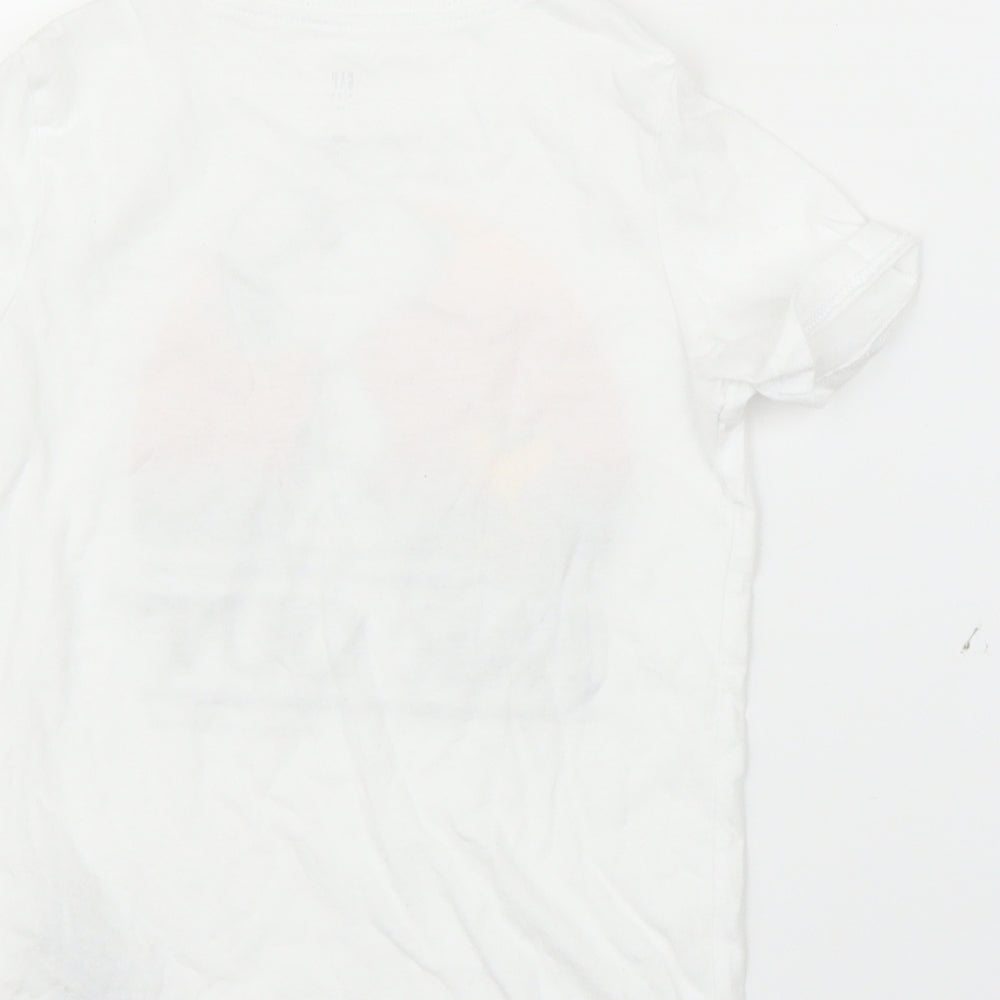 Gap Boys White   Basic T-Shirt Size XS  - Snoopy