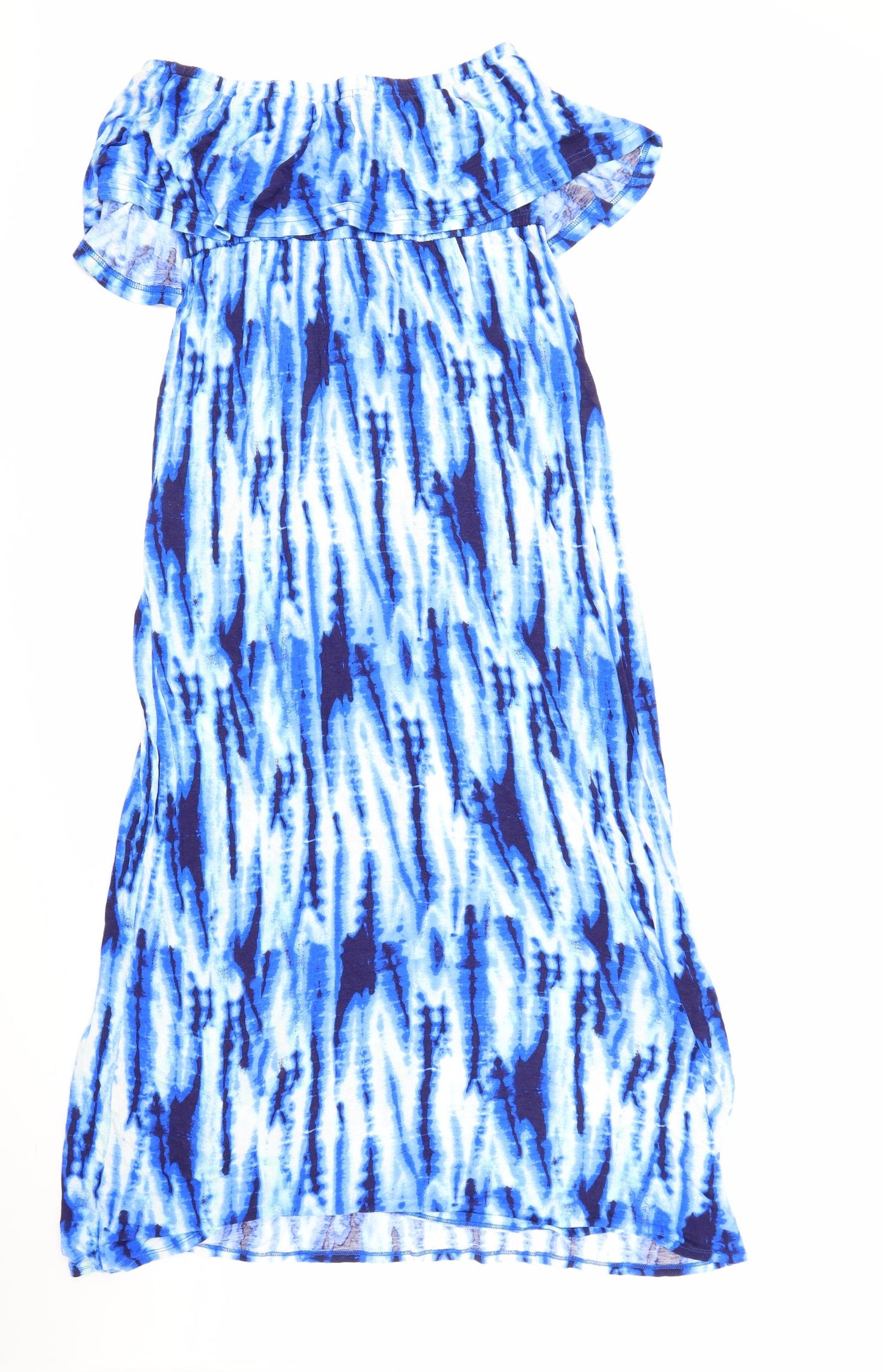 George Womens Blue Tie Dye  Maxi  Size 14