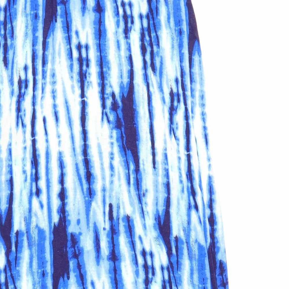 George Womens Blue Tie Dye  Maxi  Size 14