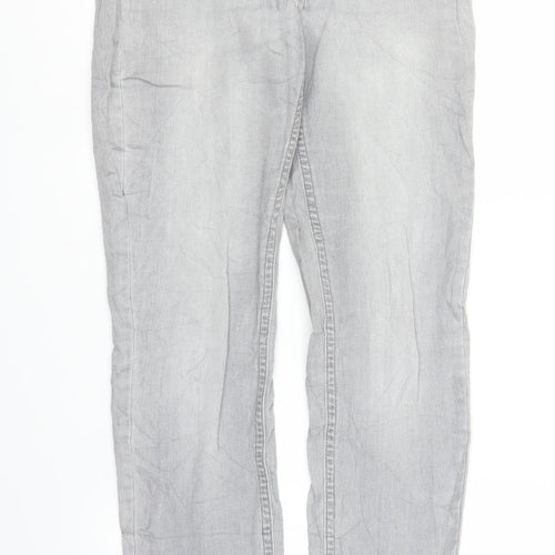 Preworn Womens Grey  Denim Jegging Jeans Size M L29 in