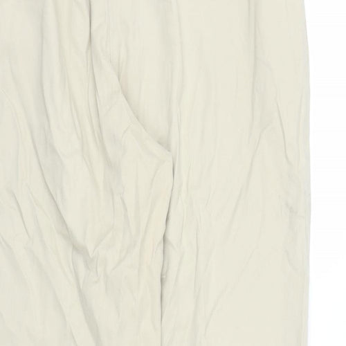 M&S Womens Beige   Capri Trousers Size 16 L26 in