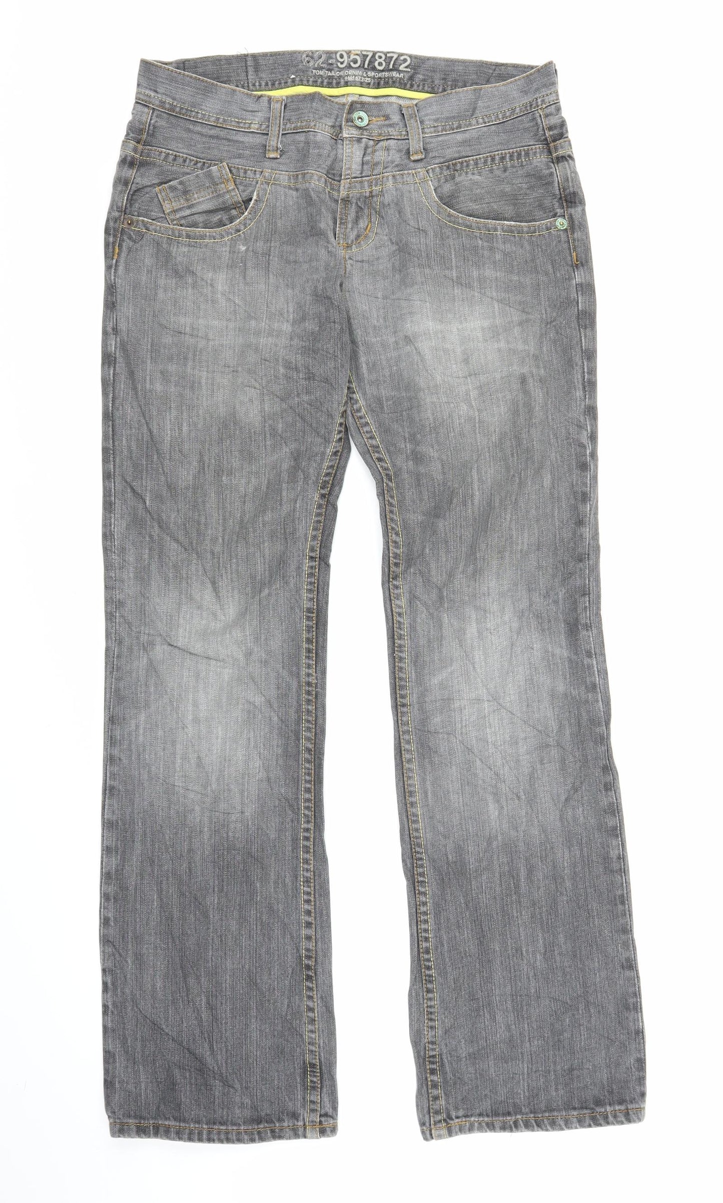 TOM TAILOR Mens Grey  Denim Bootcut Jeans Size 31 in L32 in