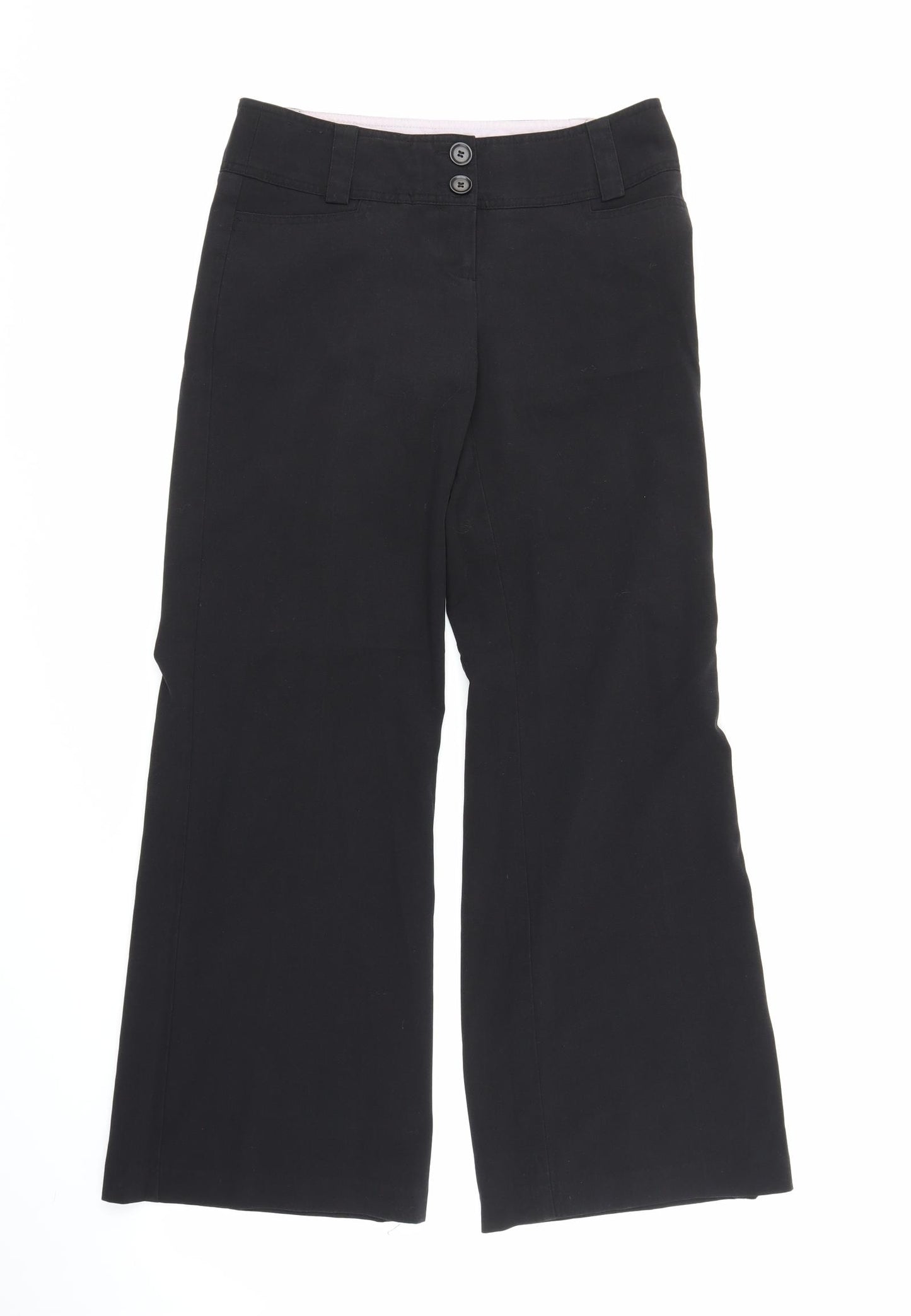 New Look Womens Black   Trousers  Size 10 L29.5 in