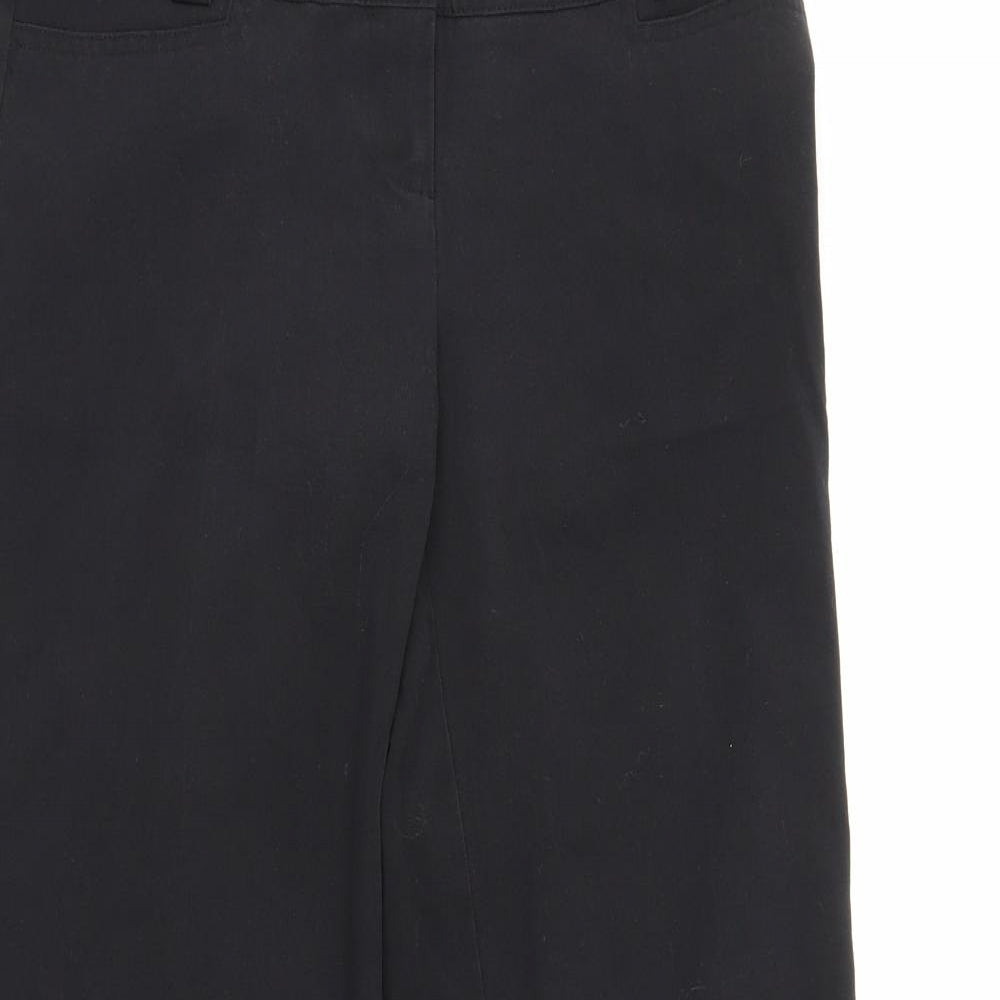 New Look Womens Black   Trousers  Size 10 L29.5 in