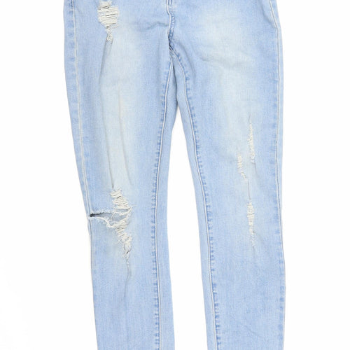 Sinner Womens Blue  Denim Skinny Jeans Size 12 L29 in