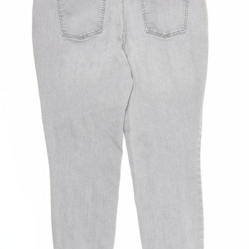 TU Womens Grey  Denim Skinny Jeans Size 18 L24 in