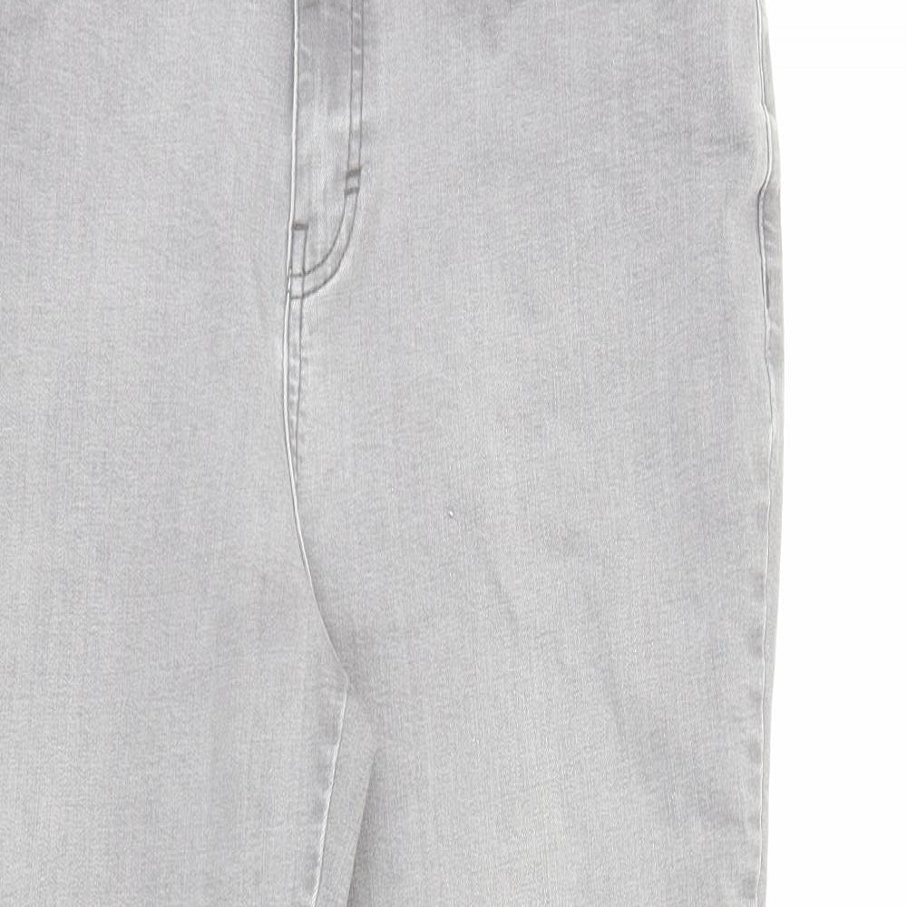 TU Womens Grey  Denim Skinny Jeans Size 18 L24 in