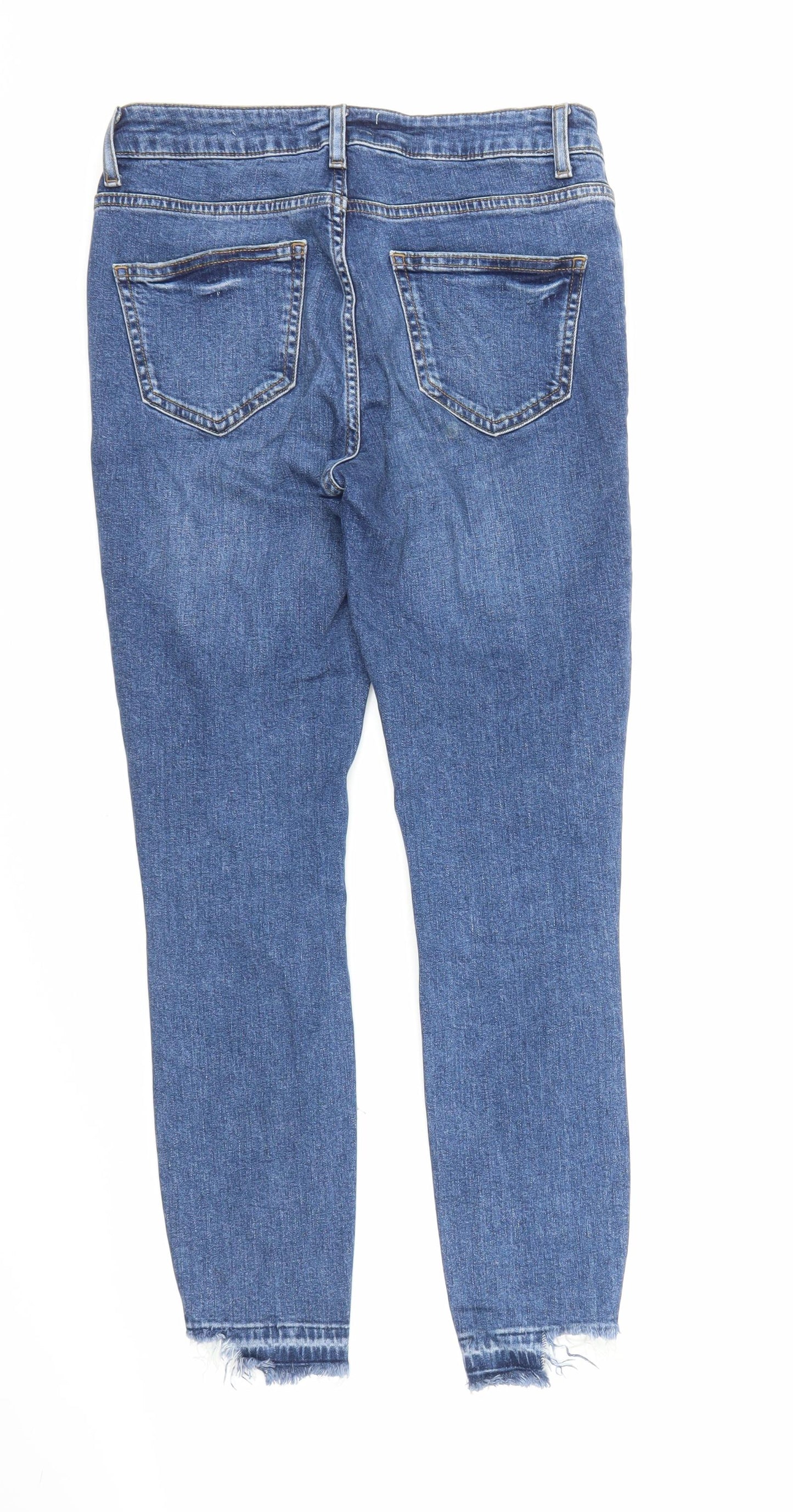 New Look Womens Blue  Denim Skinny Jeans Size 10 L26 in