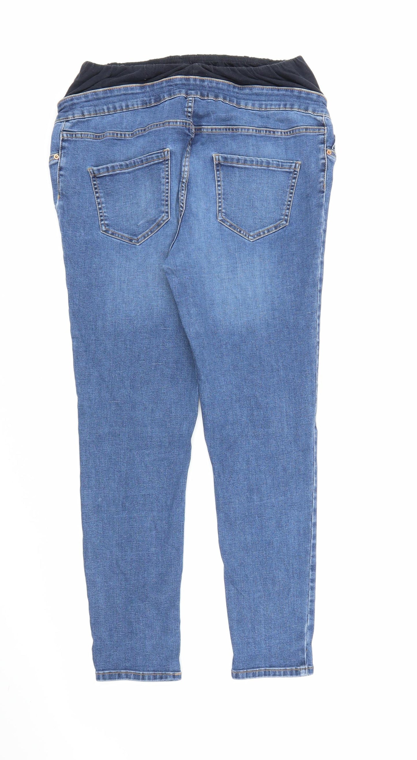 New Look Womens Blue  Denim Jegging Jeans Size 14 L25 in