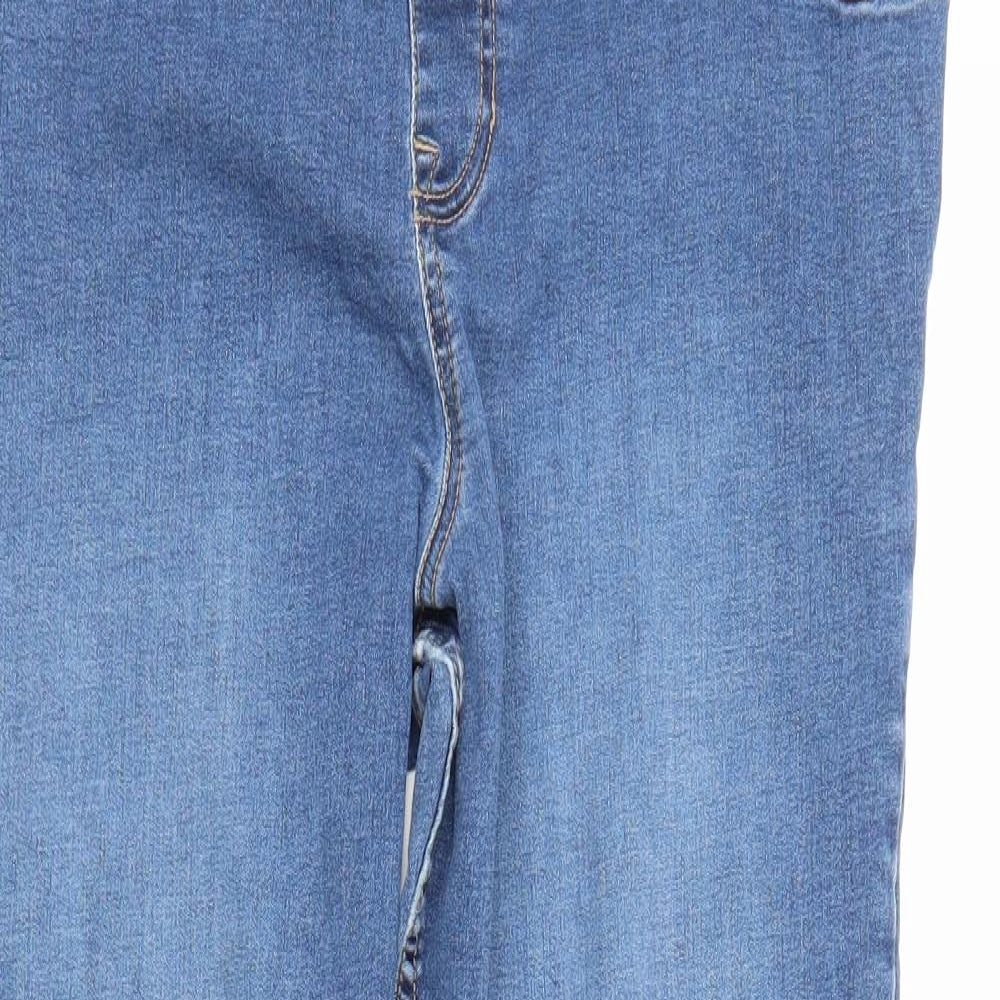 New Look Womens Blue  Denim Jegging Jeans Size 14 L25 in