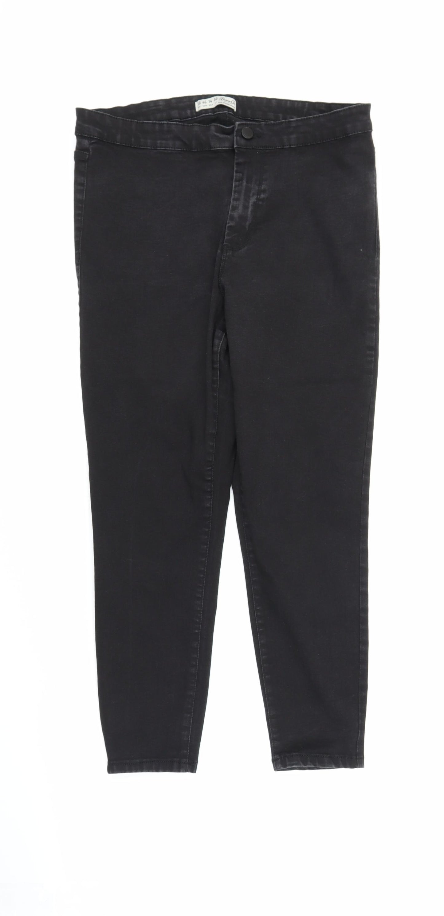 Primark Womens Black  Denim Jegging Jeans Size 18 L24 in