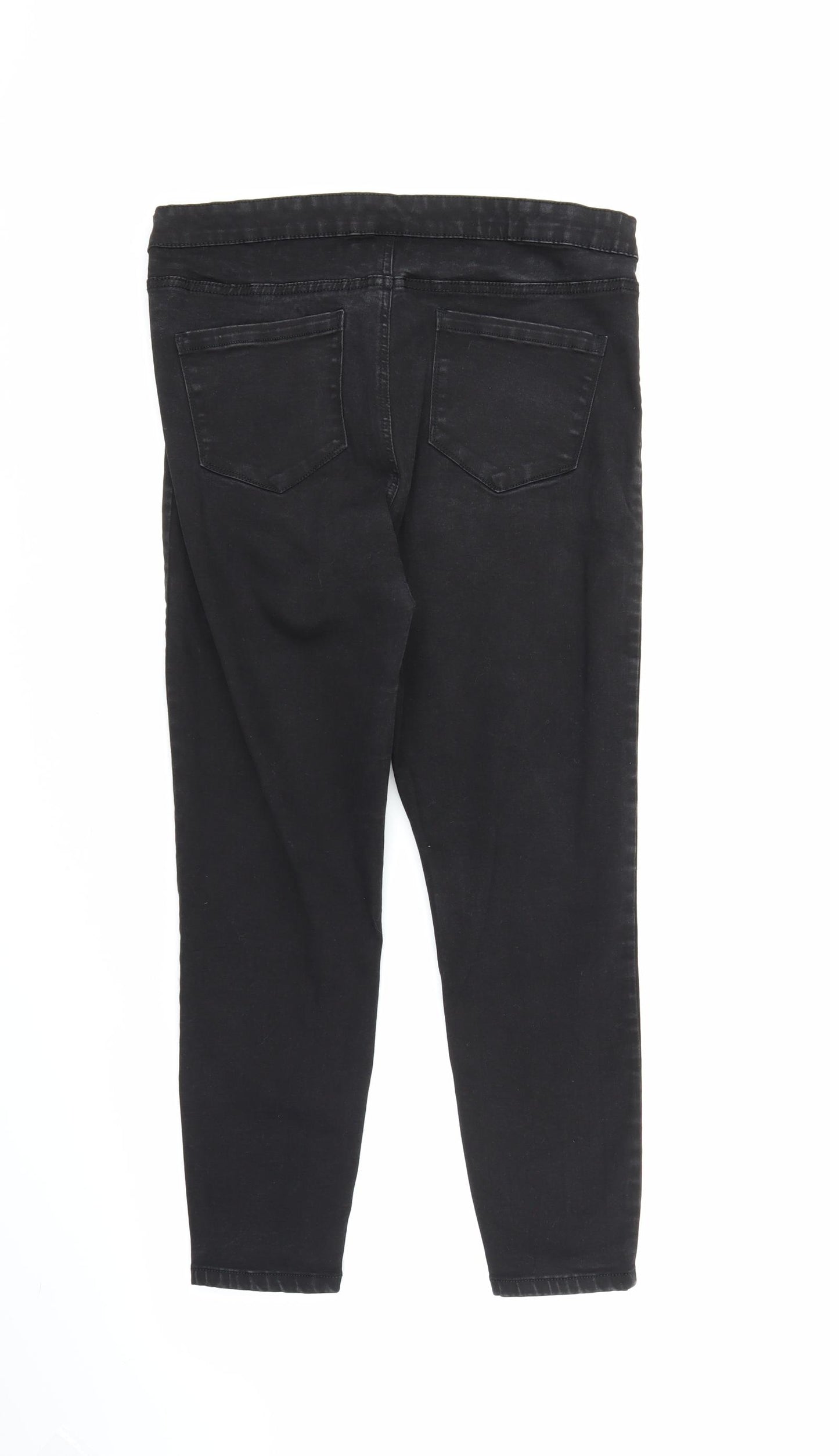 Primark Womens Black  Denim Jegging Jeans Size 18 L24 in