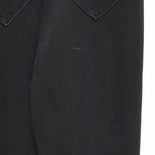 Preworn Womens Black   Jegging Jeans Size 14 L24 in
