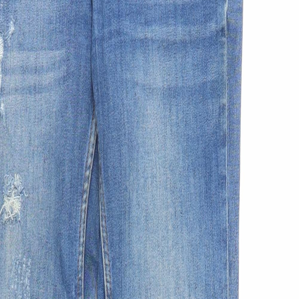 Zara Womens Blue  Denim Skinny Jeans Size 6 L28 in