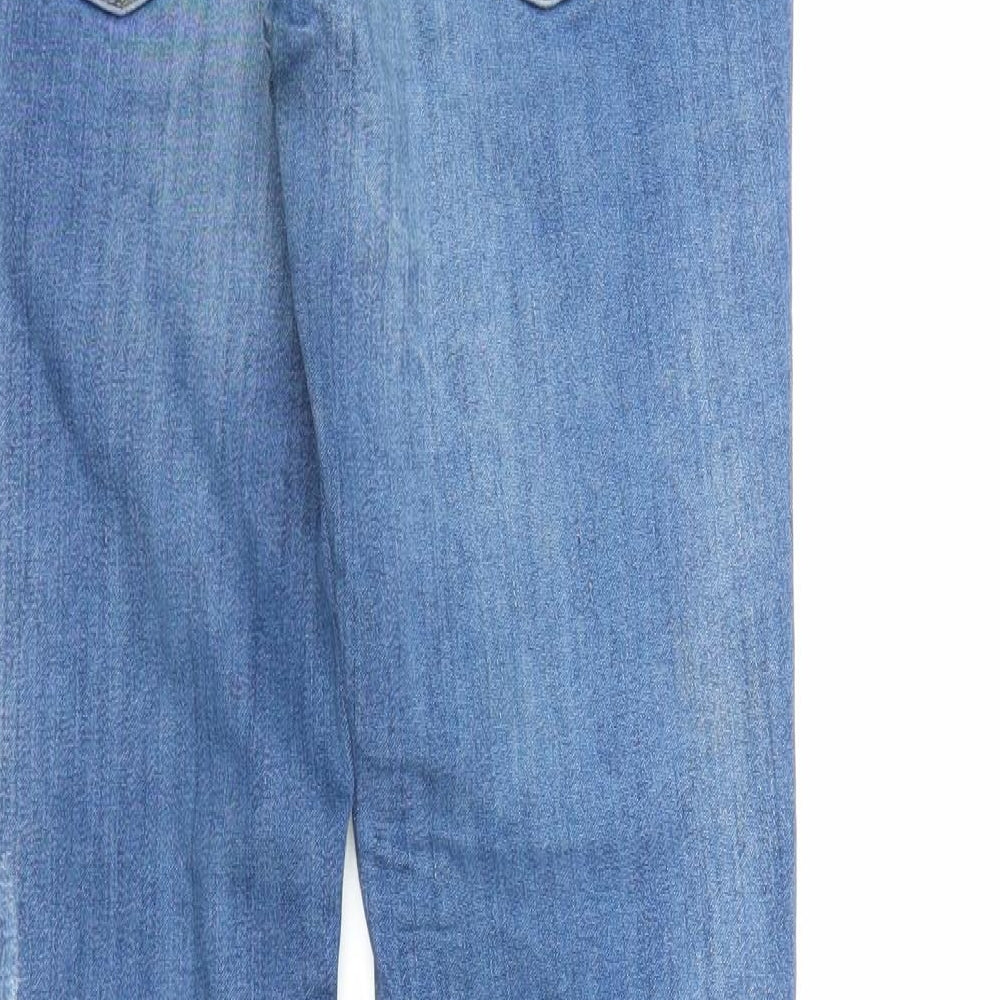 Zara Womens Blue  Denim Skinny Jeans Size 6 L28 in