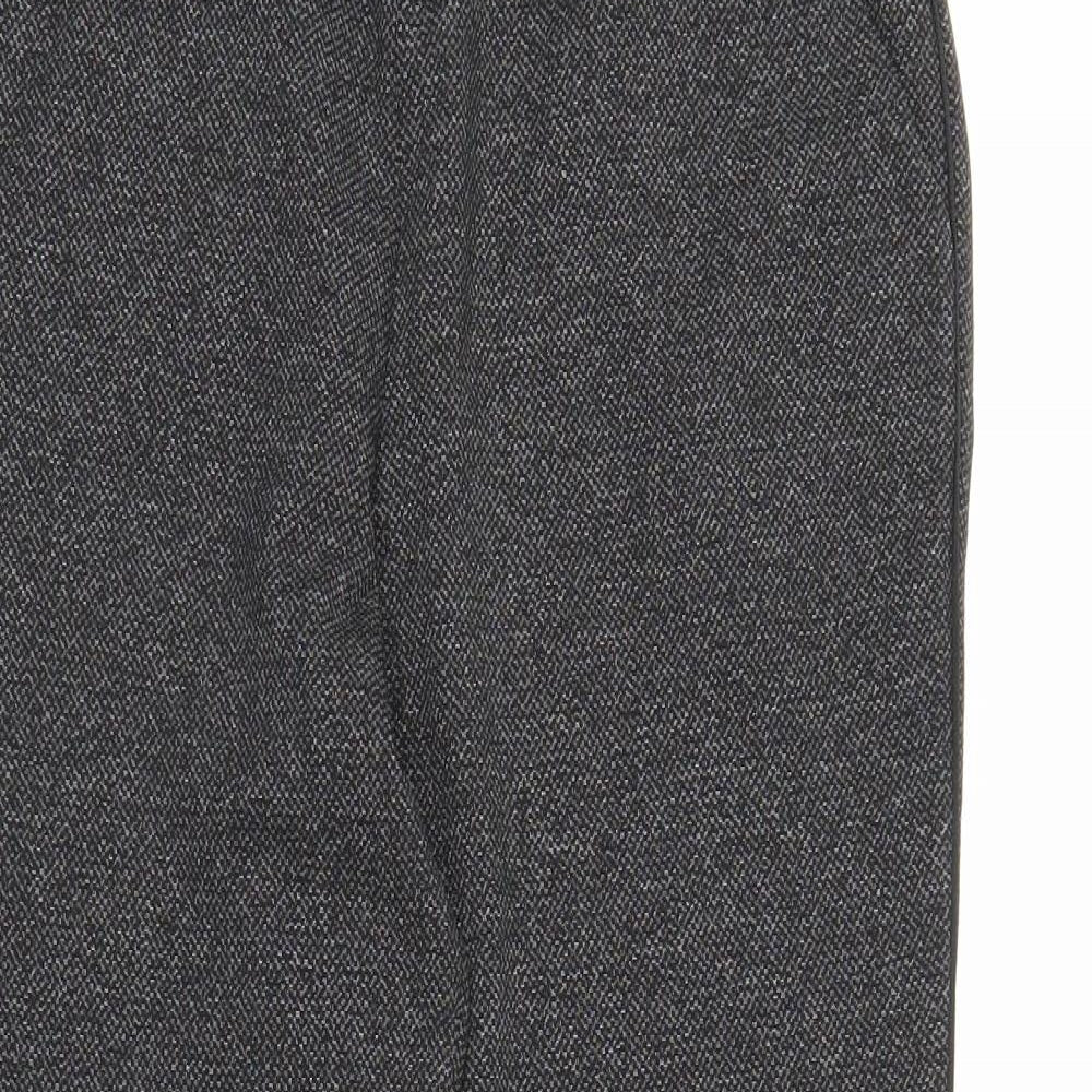 NEXT Womens Grey   Capri Trousers Size 12 L26 in