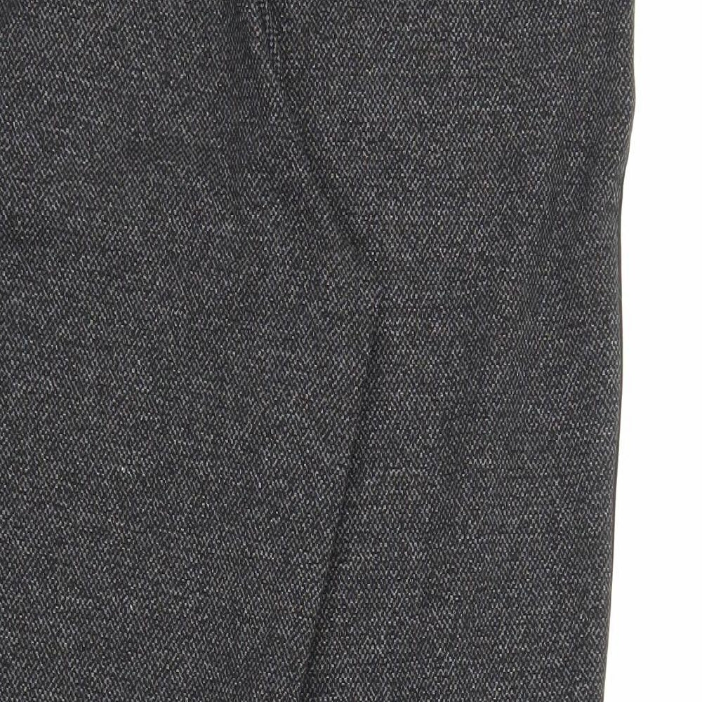 NEXT Womens Grey   Capri Trousers Size 12 L26 in