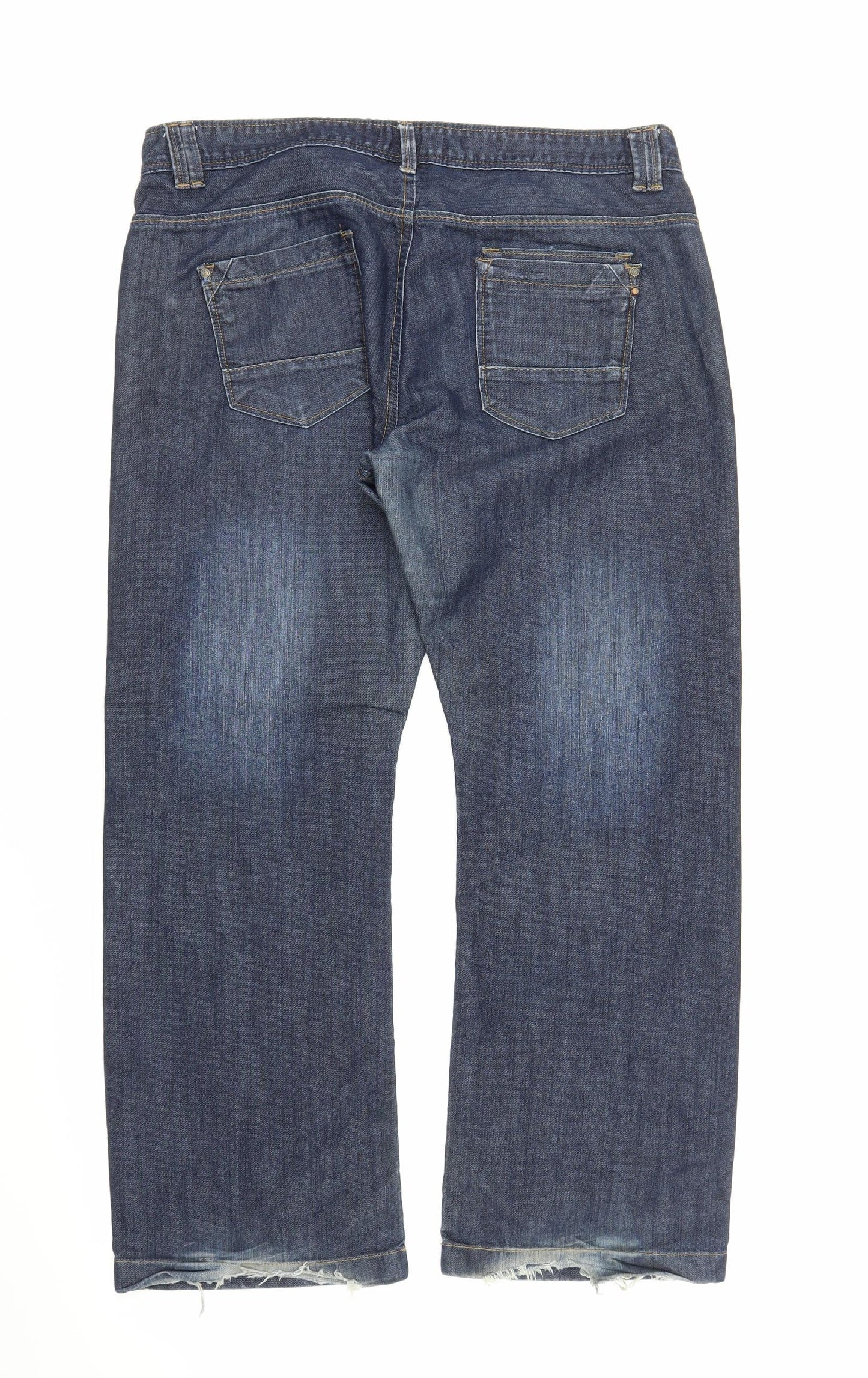 Papaya Womens Blue  Denim Bootcut Jeans Size 16 L26 in