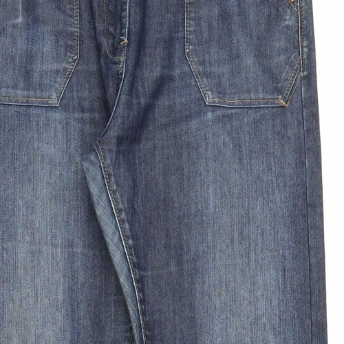 Papaya Womens Blue  Denim Bootcut Jeans Size 16 L26 in