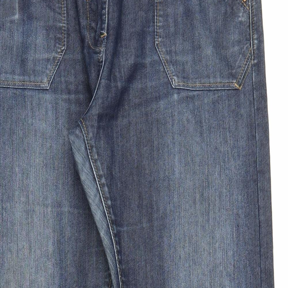 Papaya Womens Blue  Denim Bootcut Jeans Size 16 L26 in