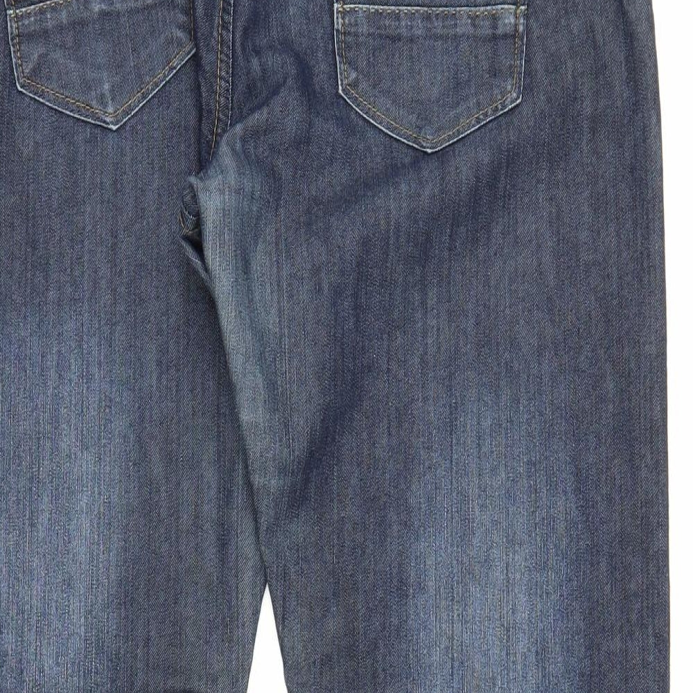 Papaya Womens Blue  Denim Bootcut Jeans Size 16 L26 in