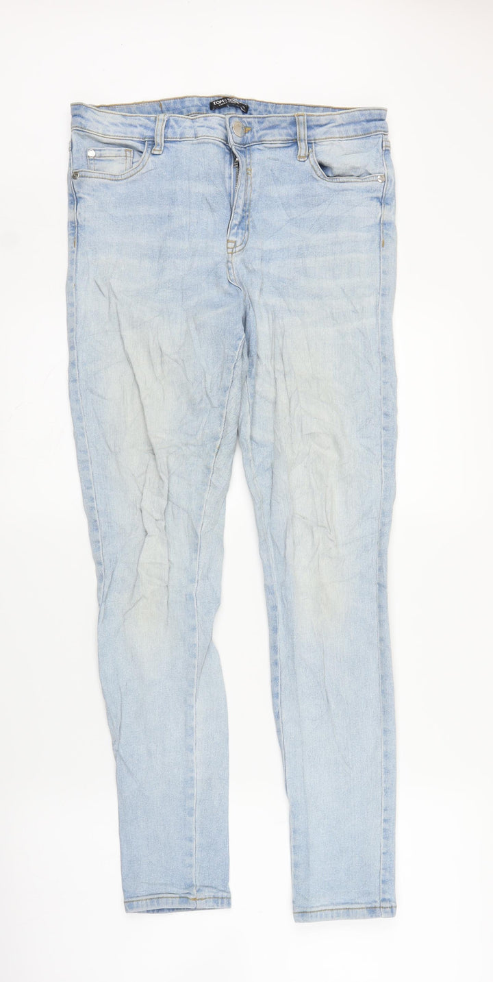 Tom & Rose Womens Blue  Denim Skinny Jeans Size 10 L29 in
