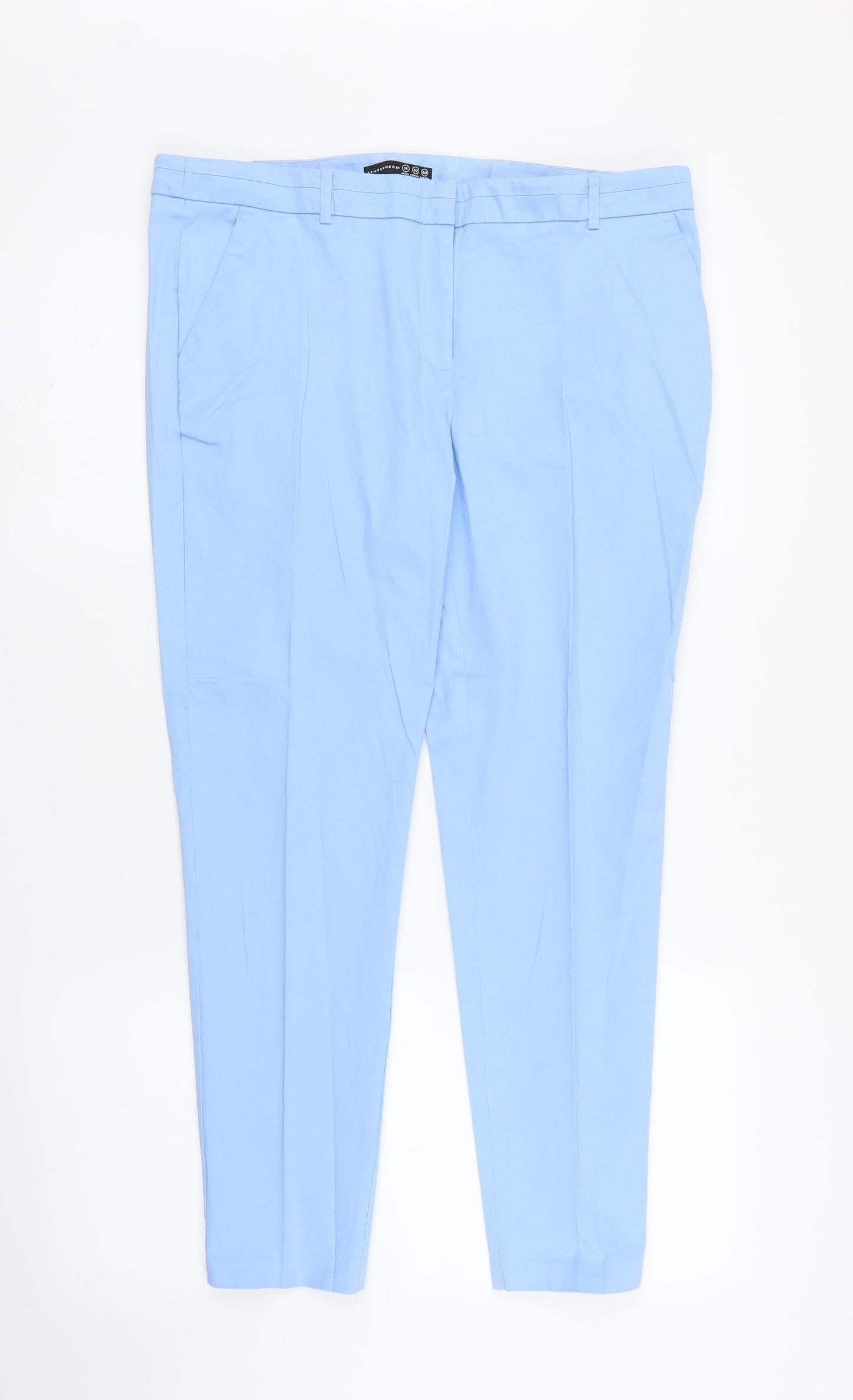 Primark Womens Blue   Capri Trousers Size 14 L25 in
