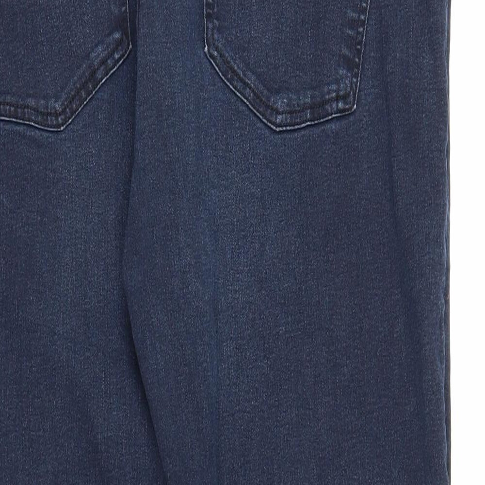 M&S Womens Blue  Denim Straight Jeans Size 20 L25 in