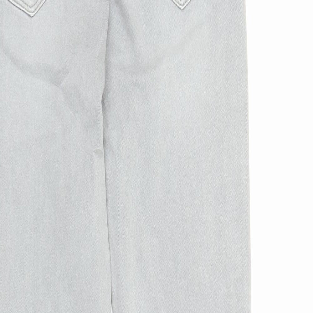 Toxik Womens Grey  Denim Skinny Jeans Size 8 L26 in