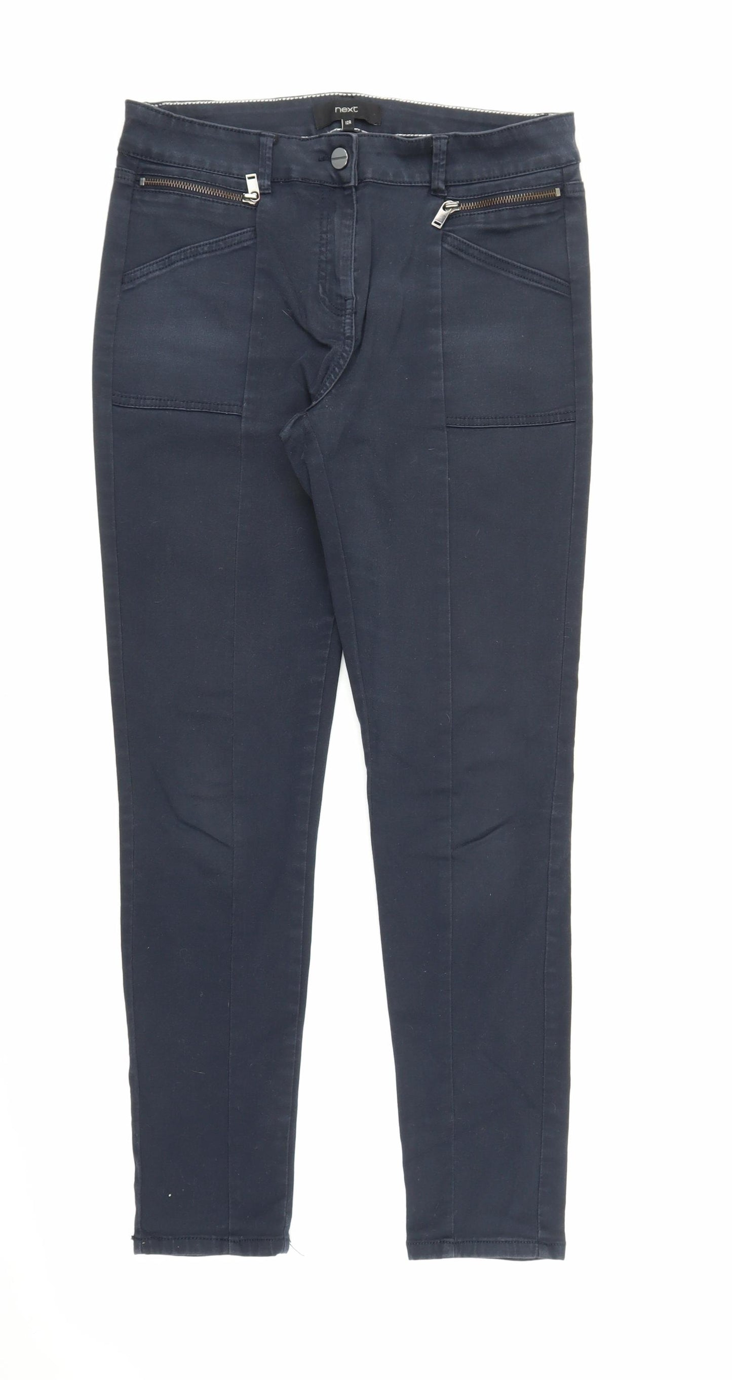 NEXT Womens Blue   Carpenter Trousers Size 12 L27 in