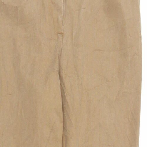 H&M Womens Beige   Capri Trousers Size 22 L26 in