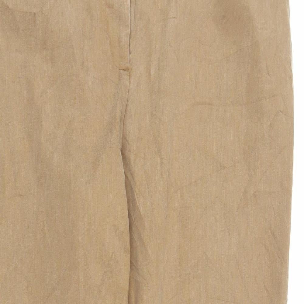 H&M Womens Beige   Capri Trousers Size 22 L26 in