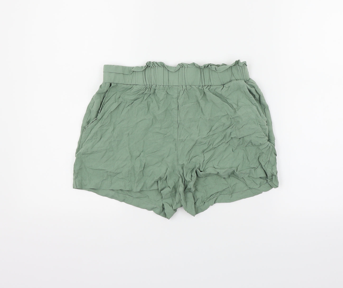 Primark Womens Green   Cut-Off Shorts Size 10