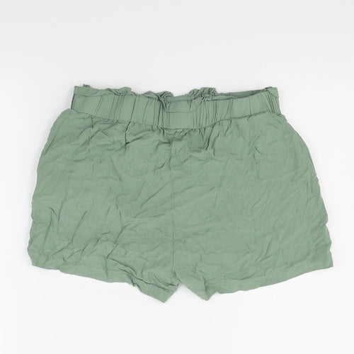 Primark Womens Green   Cut-Off Shorts Size 10
