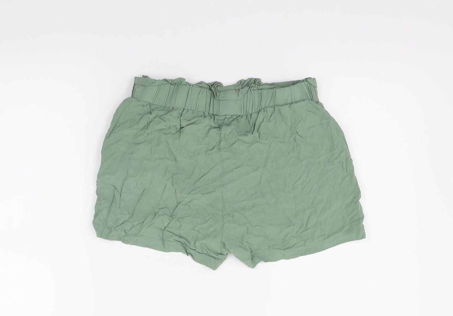 Primark Womens Green   Cut-Off Shorts Size 10